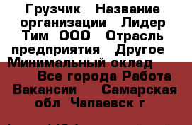 Грузчик › Название организации ­ Лидер Тим, ООО › Отрасль предприятия ­ Другое › Минимальный оклад ­ 11 000 - Все города Работа » Вакансии   . Самарская обл.,Чапаевск г.